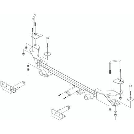 Roadmaster 2015-2018 FORD EDGE TOW BAR MNTG BRKT KIT 524444-4